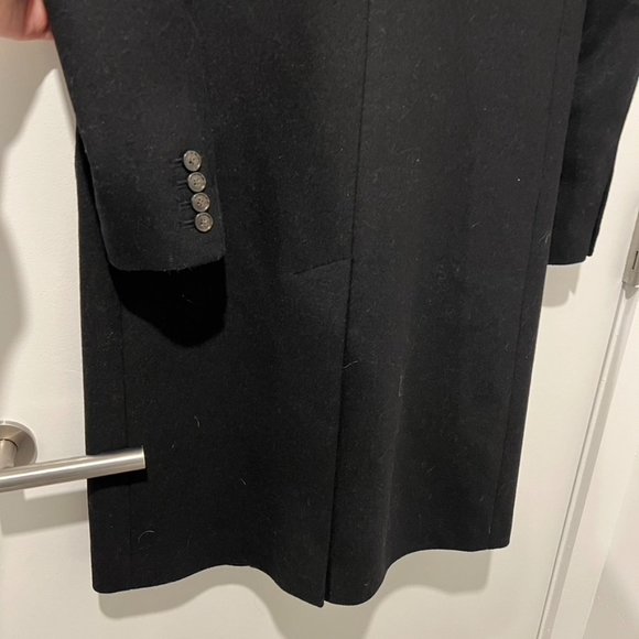 PETITE DOUBLE-BREASTED TOPCOAT IN WOOL CASHMERE - Picture 6 of 7